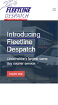 Mobile Screenshot of fleetlinedespatch.co.uk